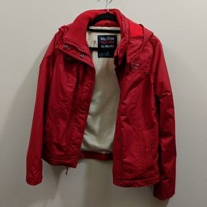 Hollister Red All-Weather Jacket